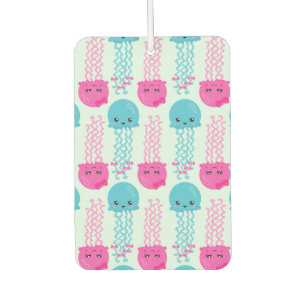 Jellyfish Pattern, Cute Jellyfish, Sea Animals Air Freshener