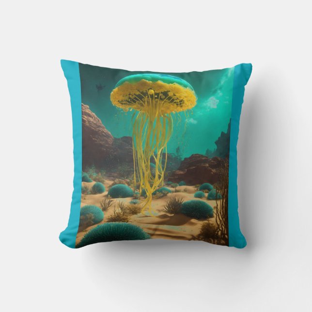  Jellyfish Pillow  (Front)