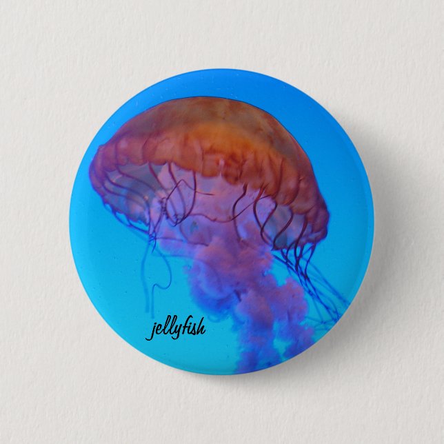 Jellyfish Pinback Button (Front)