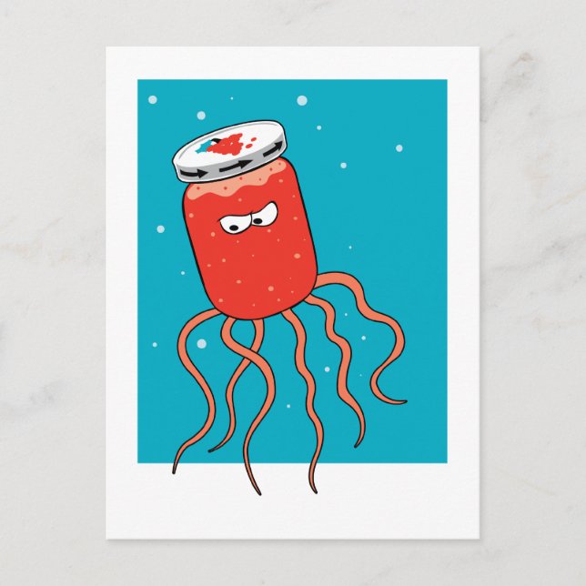 Jellyfish Pun Postcard (Front)