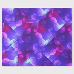 Jellyfish quilt wrapping paper