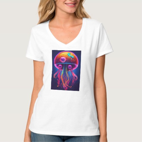 Jellyfish Serenade Dive into Enchantment T_Shirt