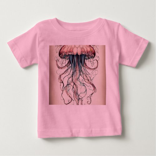 Jellyfish Serenity Baby T_Shirt