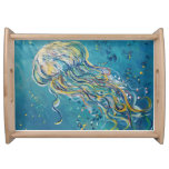 Jellyfish   Serving Tray at Zazzle