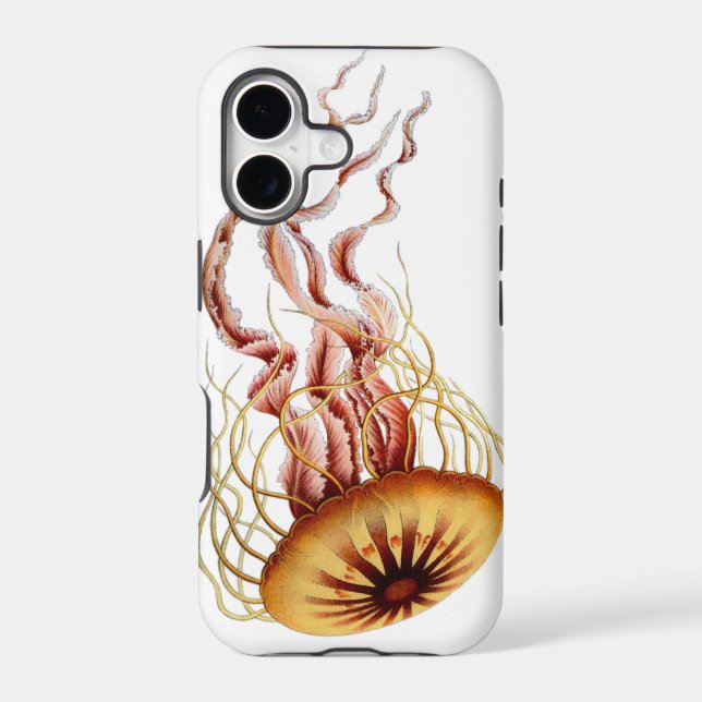 Jellyfish.  Simple.  Classic.  Cool. Iphone Case (Back)