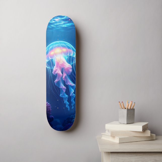 Jellyfish Skateboard (Wall Art)