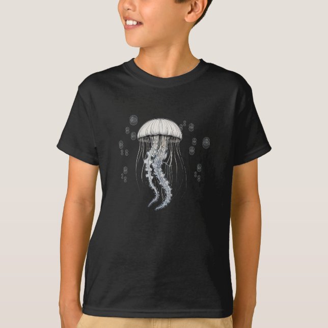 Jellyfish sketch drawing  T-Shirt (Front)