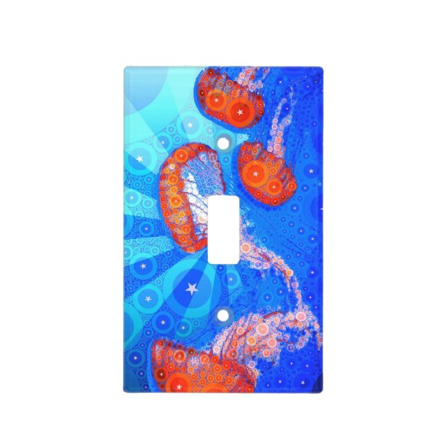 Jellyfish Surprise Light Switch Cover (Front)