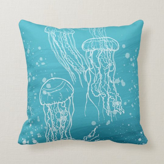 jellyfish plush pillow