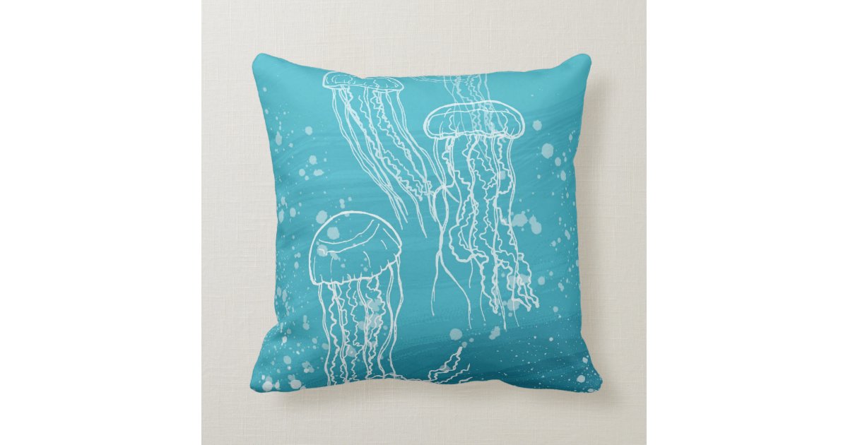 jellyfish plush pillow