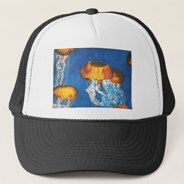 Jellyfish Trucker Hat (Front)