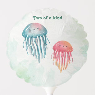 Jellyfish Two of a Kind Baby Shower Balloon