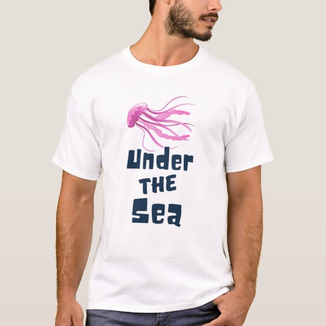 Jellyfish under the sea T-Shirt (Front)
