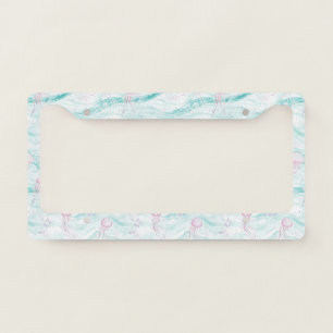 Jellyfish Underwater Adventure Pattern License Plate Frame