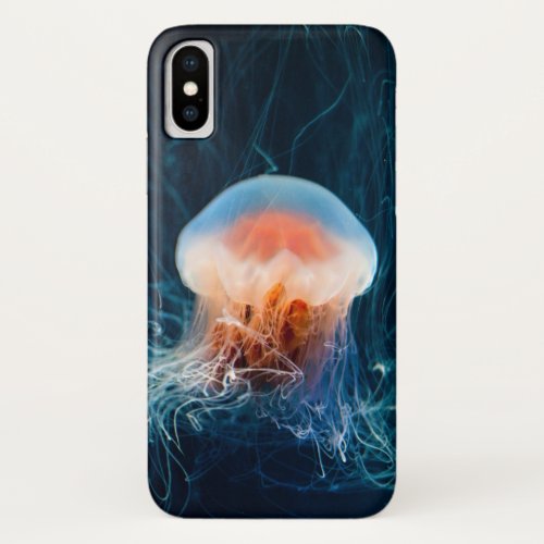 Jellyfish Underwater _ Dark Glow iPhone X Case