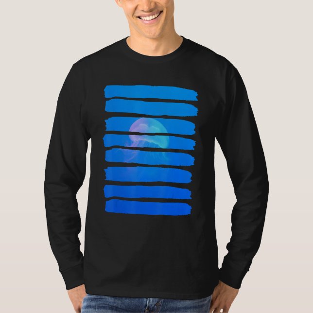 Jellyfish Underwater Ocean Sea Nature Animal Leisu T-Shirt (Front)