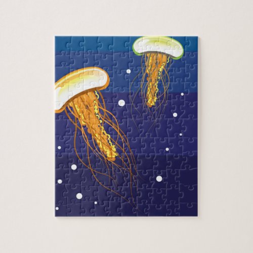 Jellyfish Vector Jigsaw Puzzle