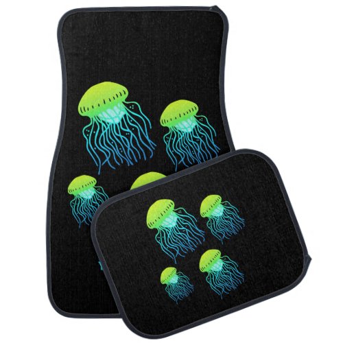 Jellyfish vehicle floor mats