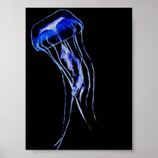 Jellyfish Watercolor Print