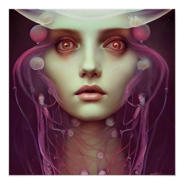 Jellyfish Woman  Poster (Front)