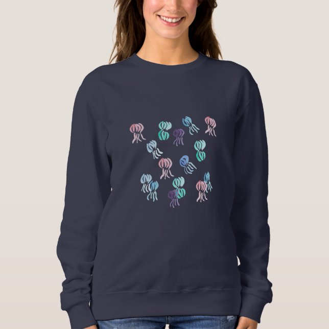 Jellyfish Women's Basic Sweatshirt (Front)