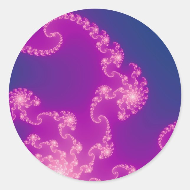 Jellyfish Wonder Classic Round Sticker (Front)