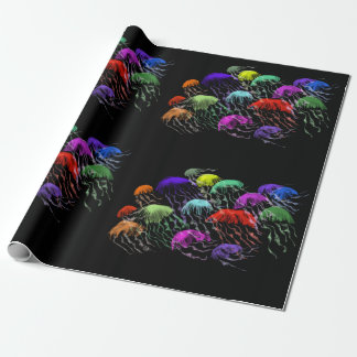 Jellyfish Wrapping Paper. Gift wrap
