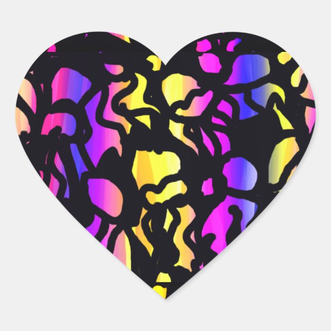 Jellyfishes style Case-Mate iPhone case Luggage Ta Heart Sticker (Front)