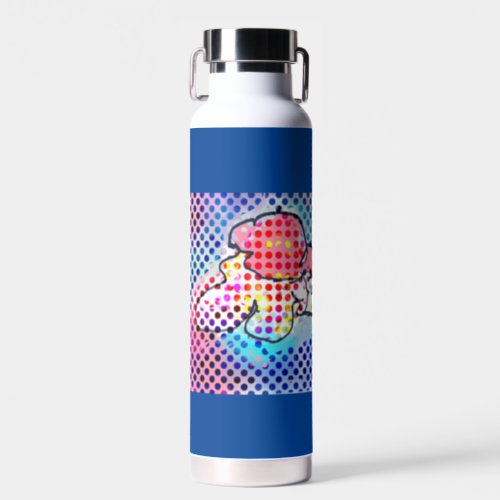 Jellyfishes tie dry Two_Tone coffee mug Beverage P Water Bottle