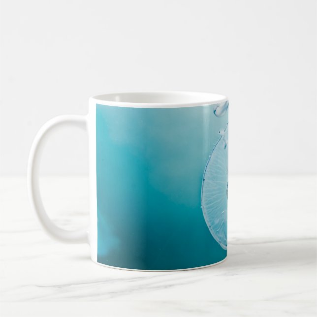 JELLYFISHES UNDERWATER COFFEE MUG (Left)