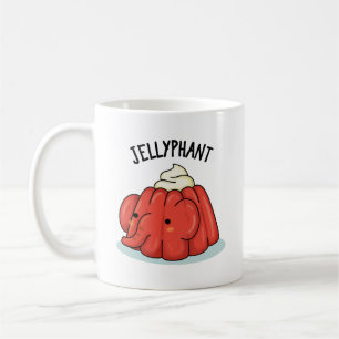 Jellyphant Funny Elephant Jelly Pun Coffee Mug