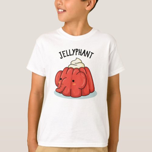 Jellyphant Funny Elephant Jelly Pun  T_Shirt