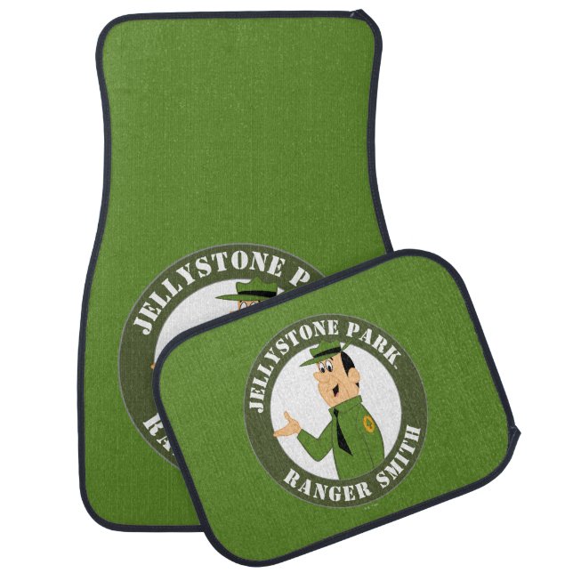 Jellystone's Ranger Smith Portrait Car Floor Mat (Set)