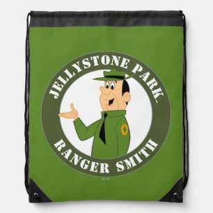 Jellystone's Ranger Smith Portrait Drawstring Bag
