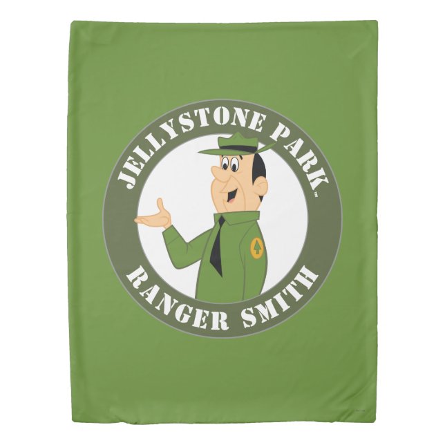 Jellystone's Ranger Smith Portrait Duvet Cover (Front)