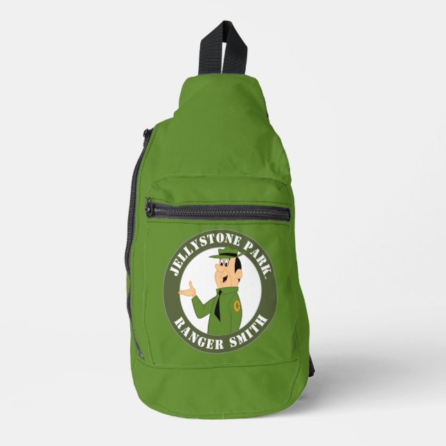 Jellystone's Ranger Smith Portrait Sling Bag (Front)