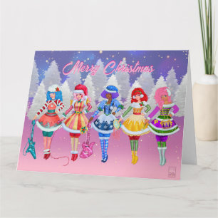 Jem and the Holograms Christmas card