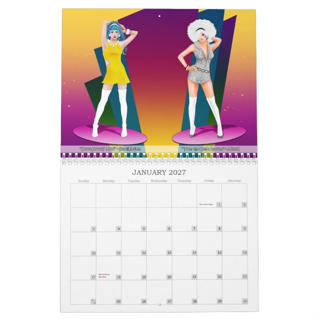 JemCon 2012 Official Fashion Calendar (Jan 2027)