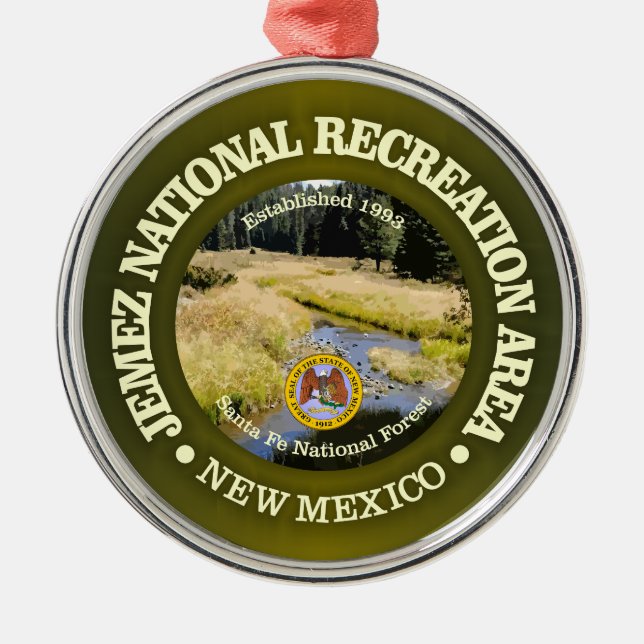 Jemez NRA Metal Ornament (Front)