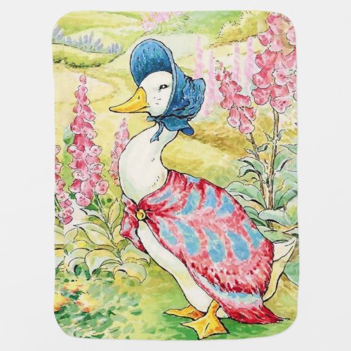 Jemima Puddle Duck by Beatrix Potter Baby Blanket