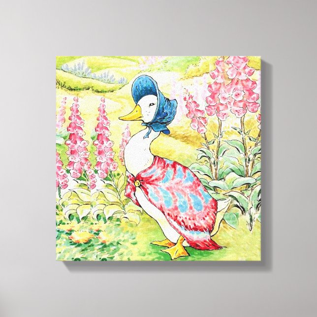 “Jemima Puddle Duck” by Beatrix Potter Canvas Print (Front)