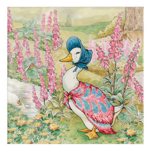 Jemima Puddle Duck by the Lake Acrylic Print