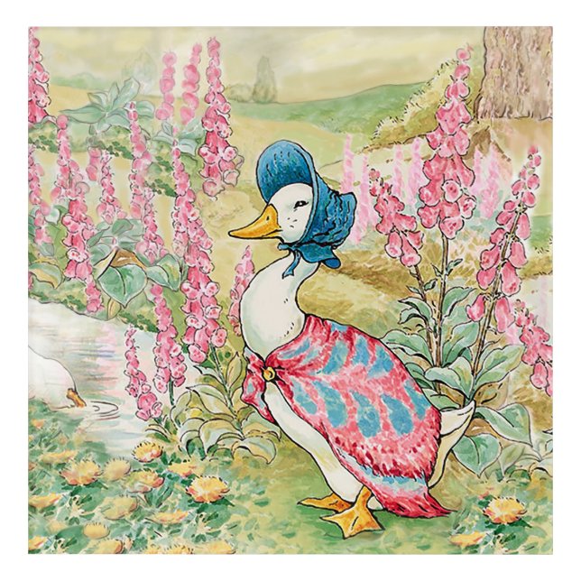 Jemima Puddle Duck by the Lake Acrylic Print (Front)