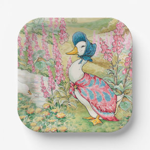 Jemima Puddle Duck by the Lake Paper Plates