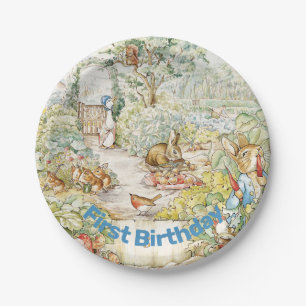 Jemima Puddle Duck First birthday Paper Plates