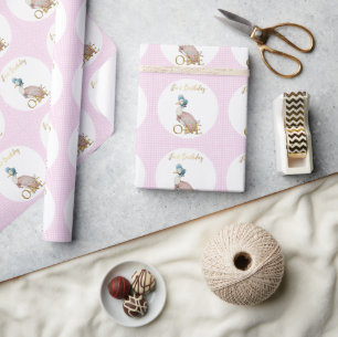 Jemima Puddle Duck First Birthday  Wrapping Paper