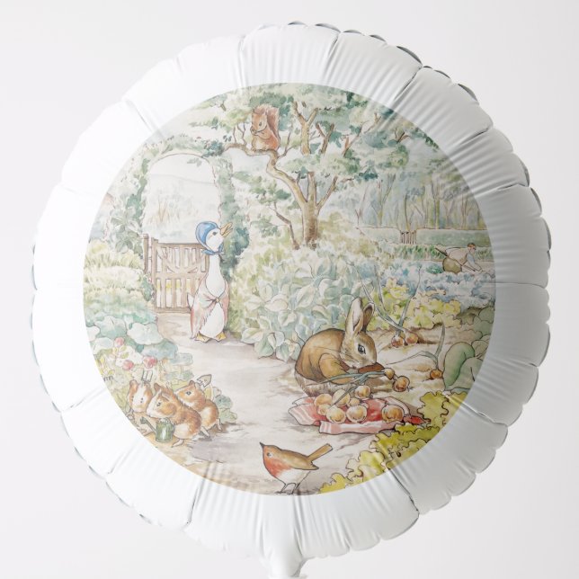 Jemima Puddle Duck in Mr Mc Gregor's Garden Balloon (Front)