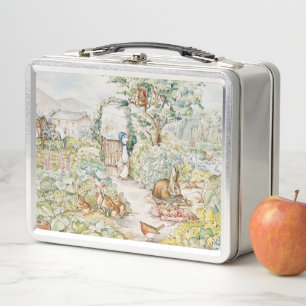Jemima Puddle Duck in Mr Mc Gregor's Garden Metal Lunch Box
