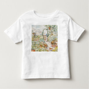 Jemima Puddle Duck in Mr Mc Gregor's Garden Toddler T-shirt