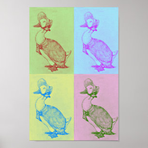 Jemima Puddle-Duck Pop Art Poster